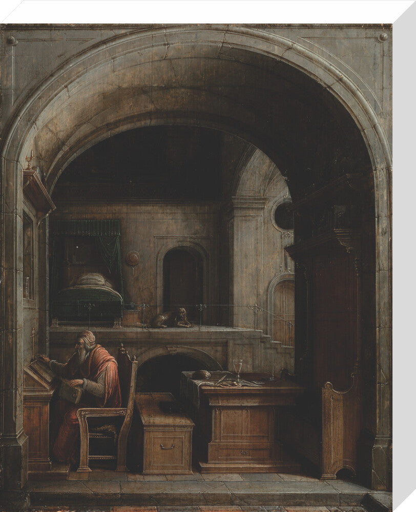 Saint Jerome in his Study (stretched canvas, medium, unframed)