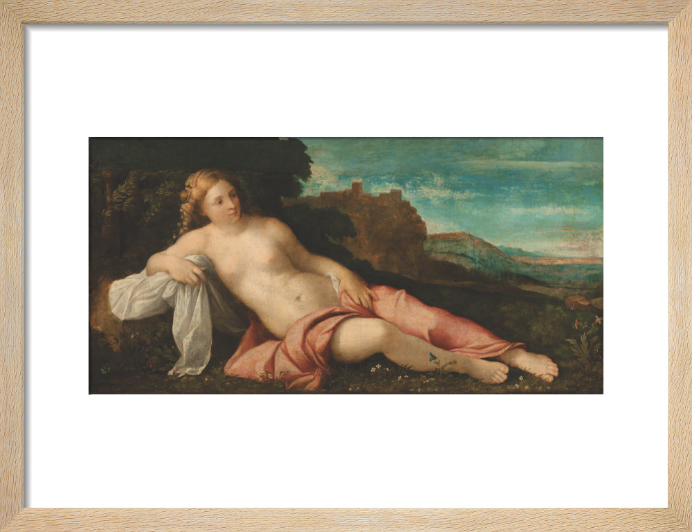 Venus in a Landscape (art print, small, natural)