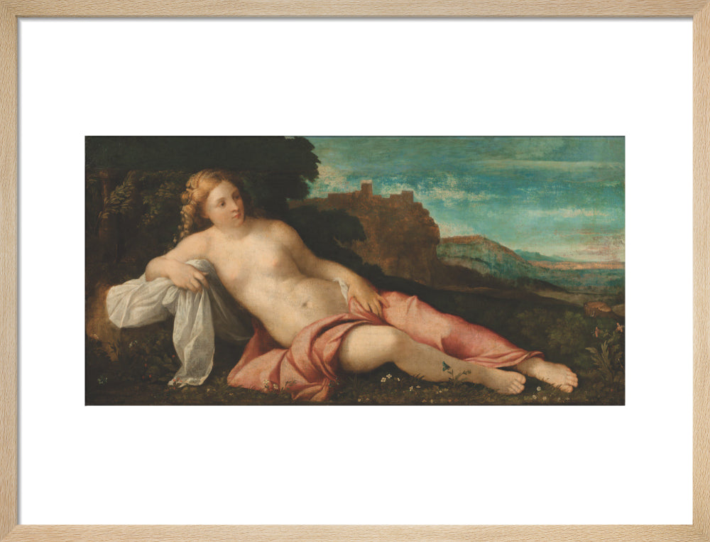 Venus in a Landscape (art print, medium, natural)