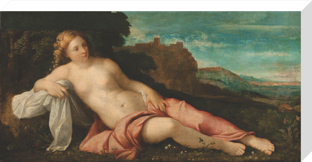 Venus in a Landscape (stretched canvas, large, unframed)
