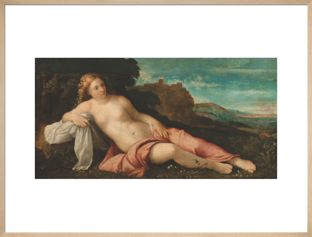 Venus in a Landscape (art print, extra large, natural)