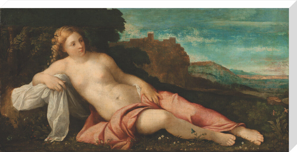 Venus in a Landscape (stretched canvas, extra large, unframed)