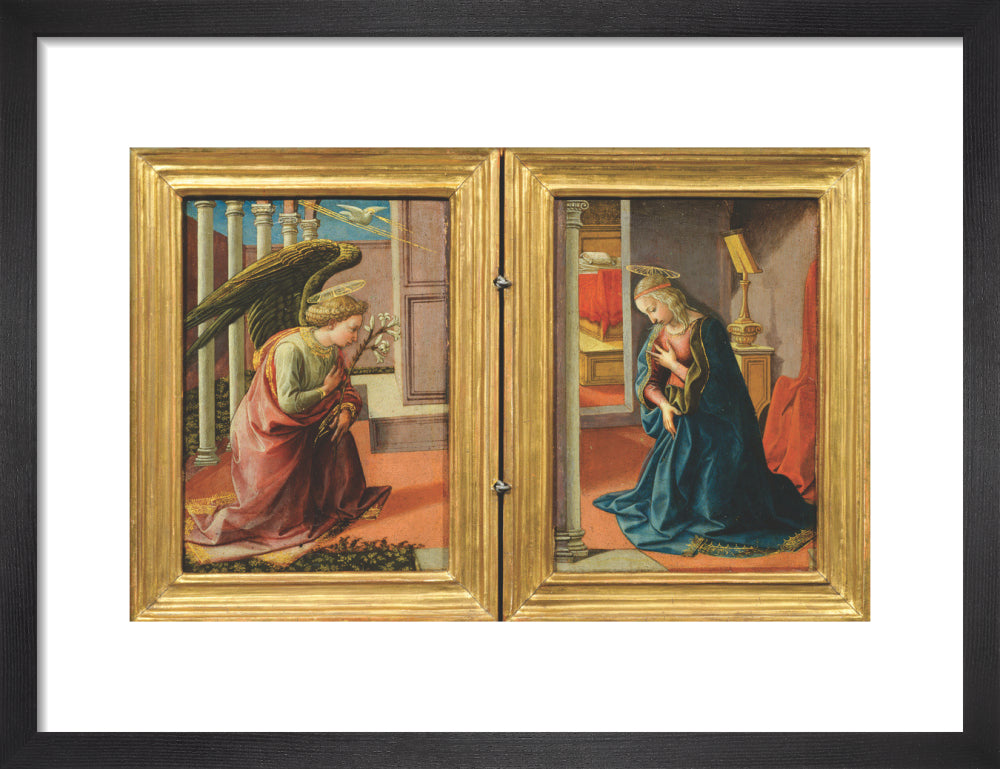 The Annunciation (art print, small, black)