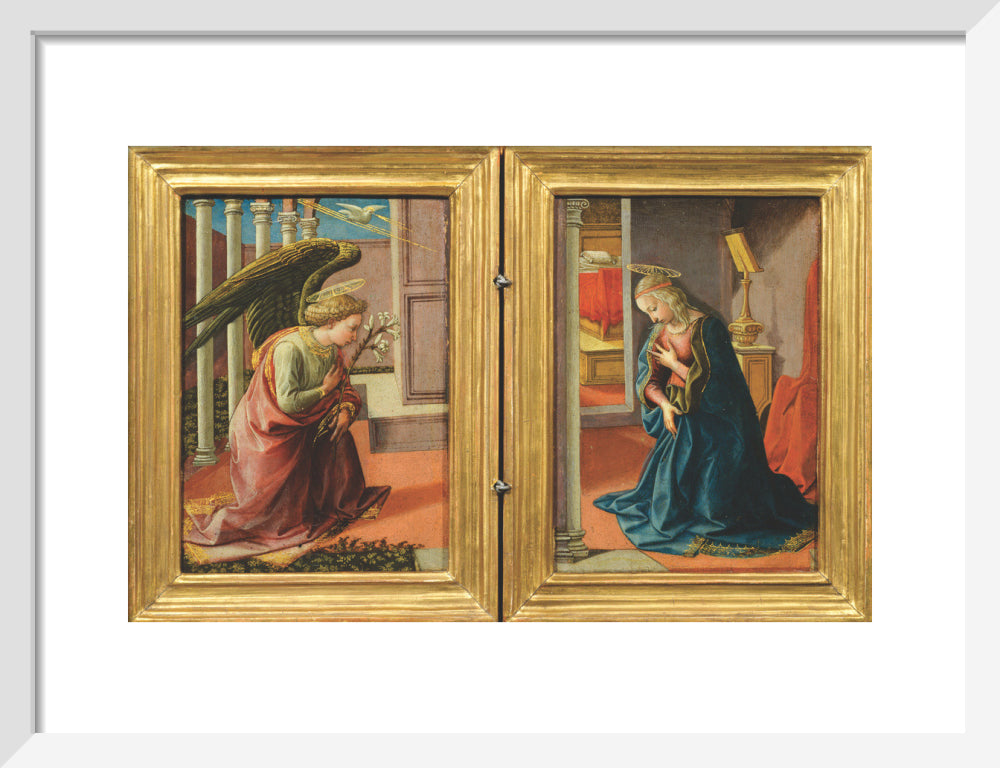 The Annunciation (art print, small, white)