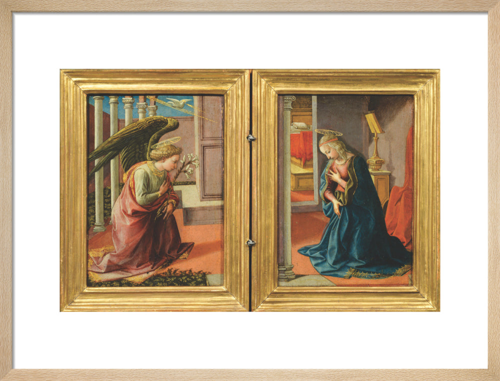 The Annunciation (art print, medium, natural)