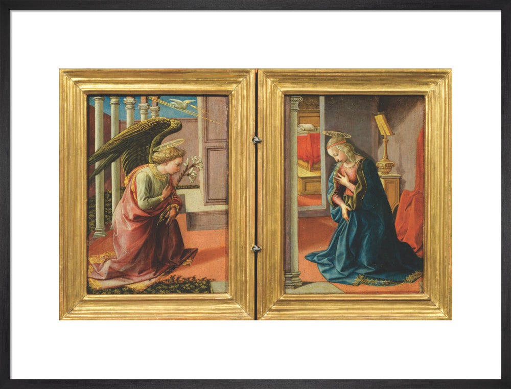 The Annunciation (art print, large, black)