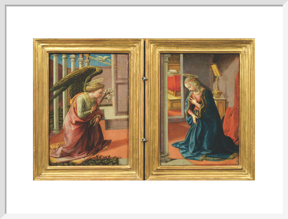 The Annunciation (art print, large, white)