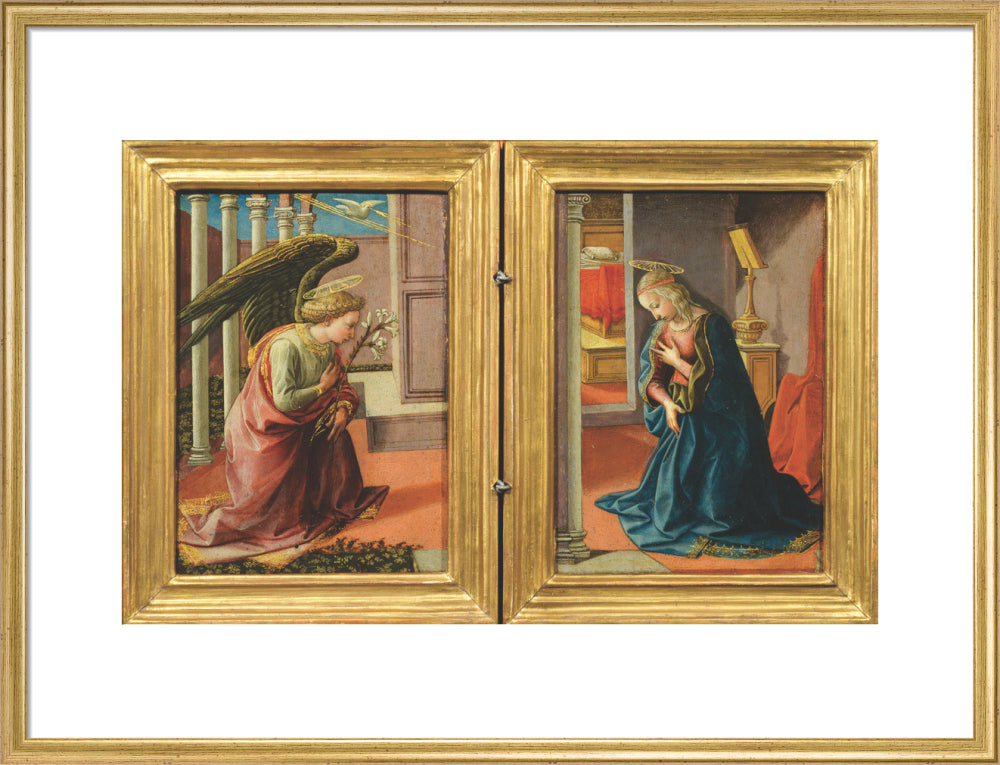 The Annunciation (art print, large, gold)
