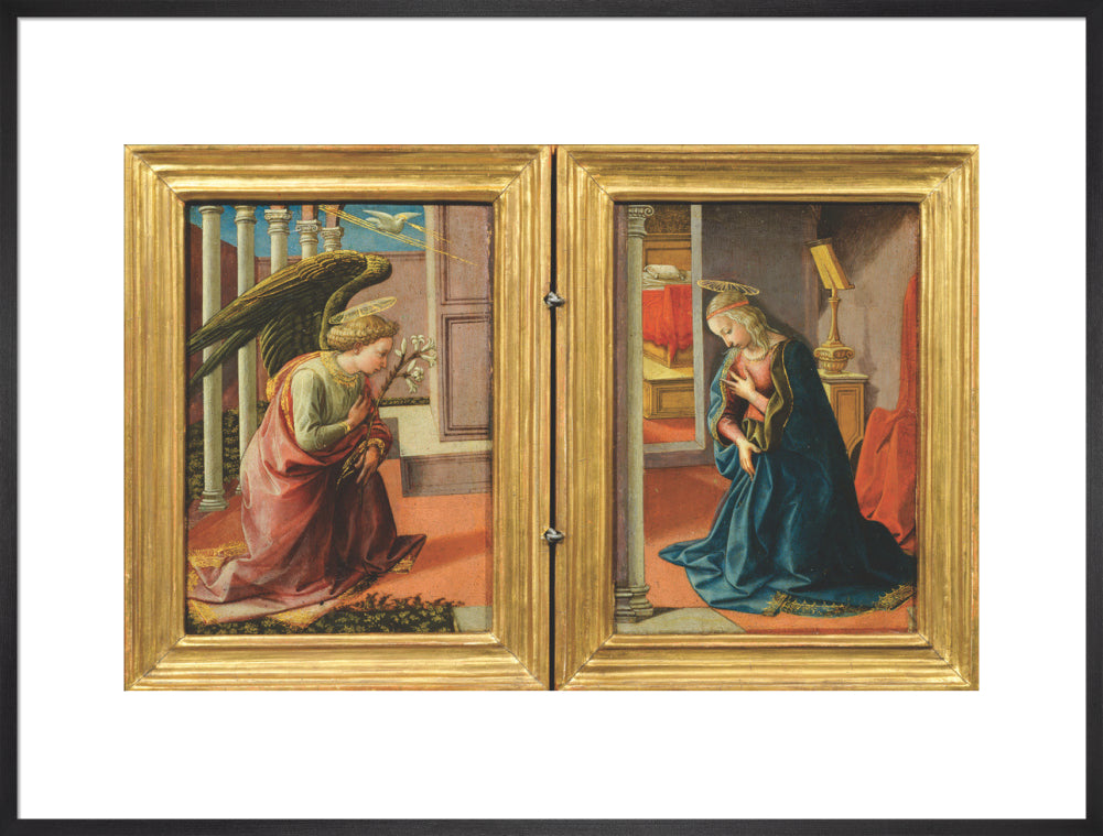 The Annunciation (art print, extra large, black)