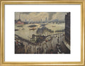 Blackfriars Bridge, London (art print, small, gold)