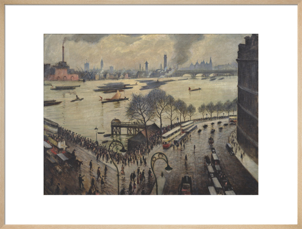 Blackfriars Bridge, London (art print, extra large, natural)