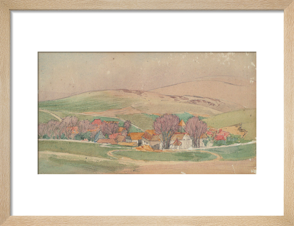 Roger Eliot Fry, Landscape - Southern France (art print, small, natural)