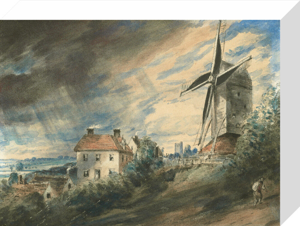 John Constable, Stanway Mill, near Colchester (stretched canvas, small, unframed)
