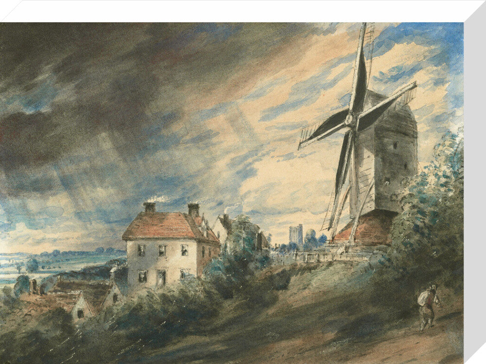 John Constable, Stanway Mill, near Colchester (stretched canvas, medium, unframed)