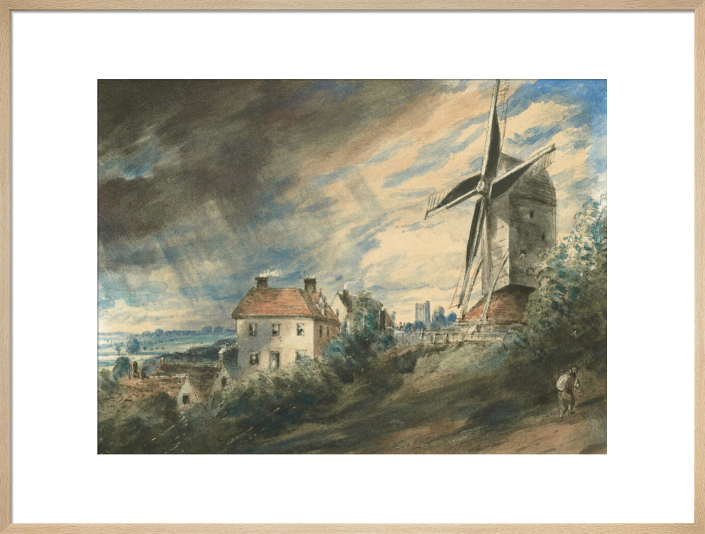 John Constable, Stanway Mill, near Colchester (art print, extra large, natural)