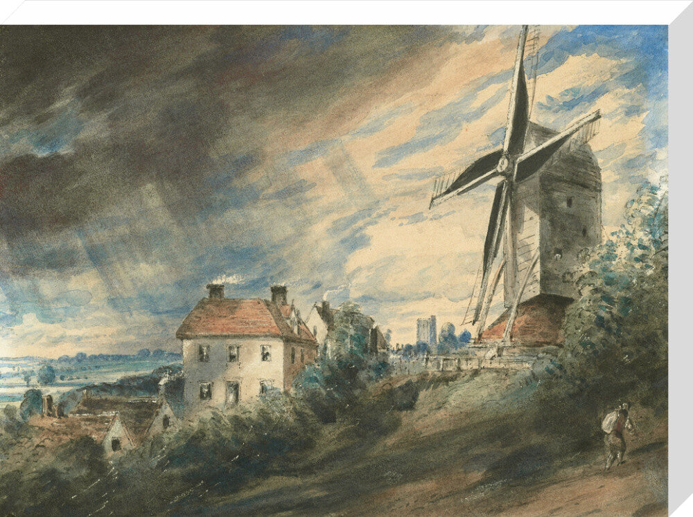 John Constable, Stanway Mill, near Colchester (stretched canvas, large, unframed)