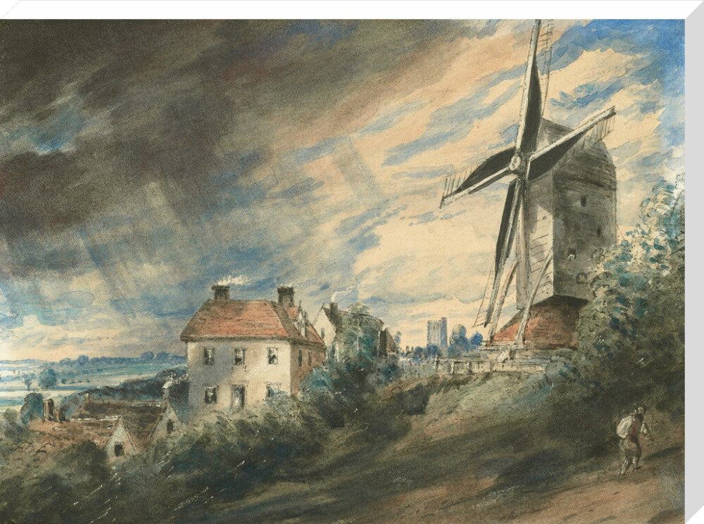 John Constable, Stanway Mill, near Colchester (stretched canvas, extra large, unframed)
