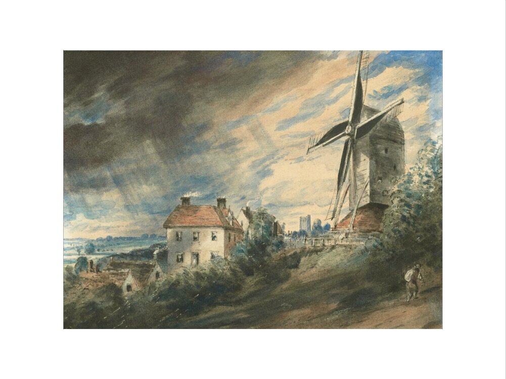 John Constable, Stanway Mill, near Colchester (art print, medium, unframed)