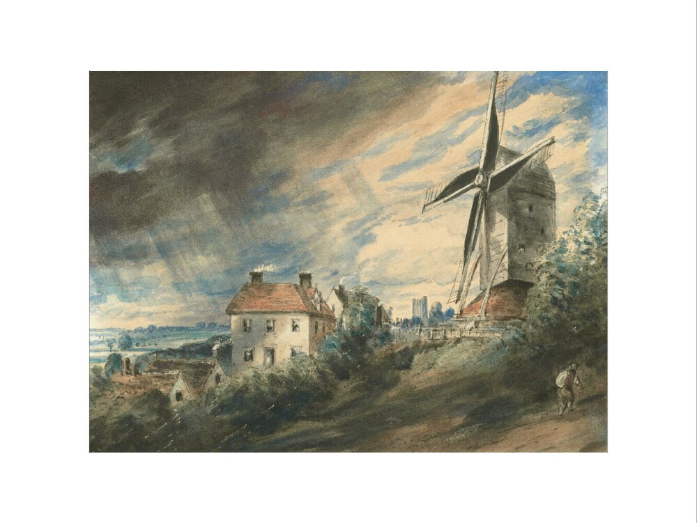 John Constable, Stanway Mill, near Colchester (art print, large, unframed)