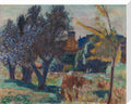 Landscape with Olive Trees and a Chapel (stretched canvas, large, unframed)