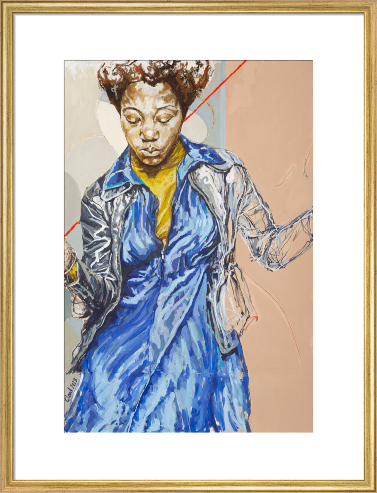 Blues Dance, 2023 (art print, large, gold)