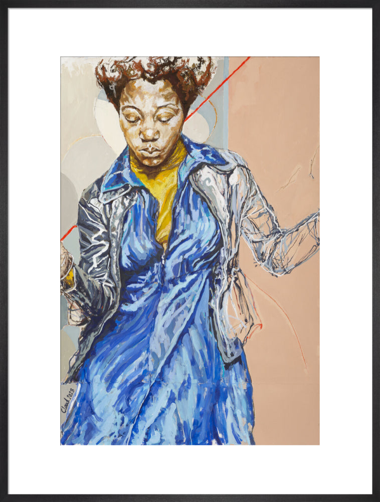 Blues Dance, 2023 (art print, extra large, black)