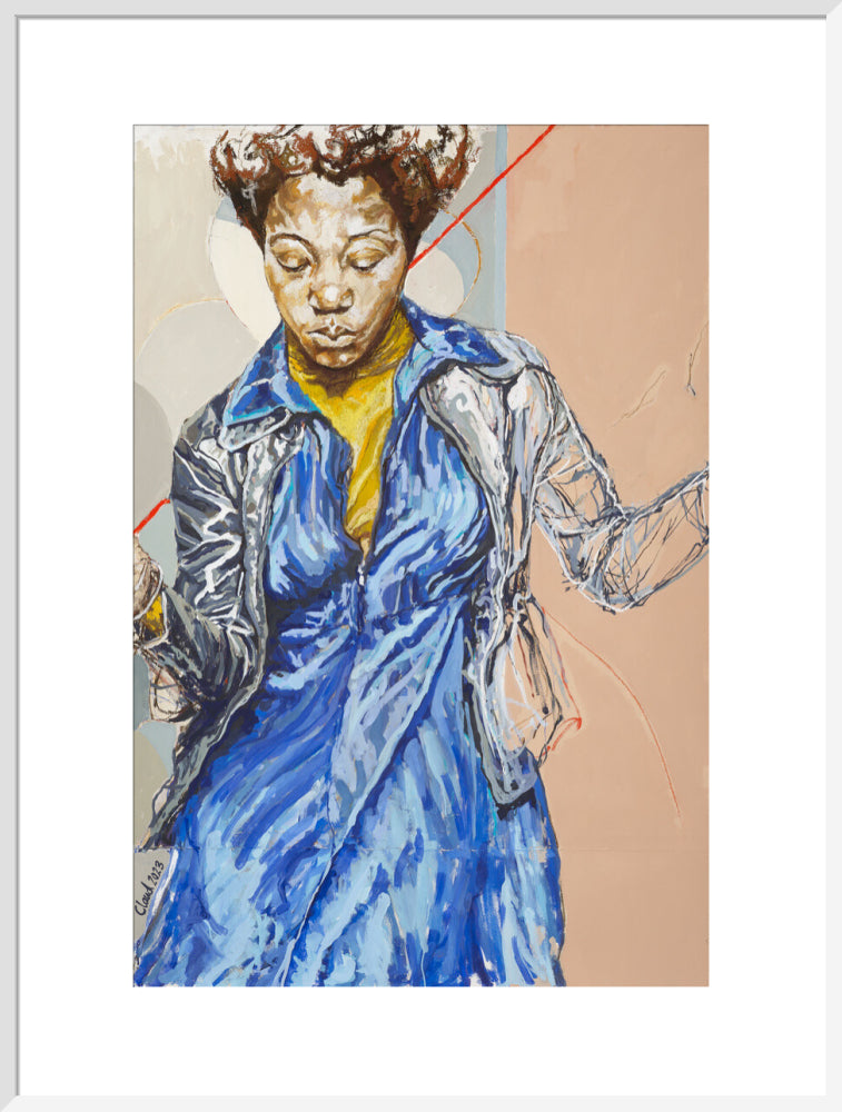 Blues Dance, 2023 (art print, extra large, white)