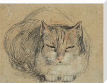 Load image into Gallery viewer, David Wilkie, Cat - study for &#39;The Cut Finger&#39;
