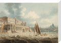 Somerset House from the Thames (stretched canvas, medium, unframed)