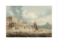 Somerset House from the Thames (art print, medium, unframed)