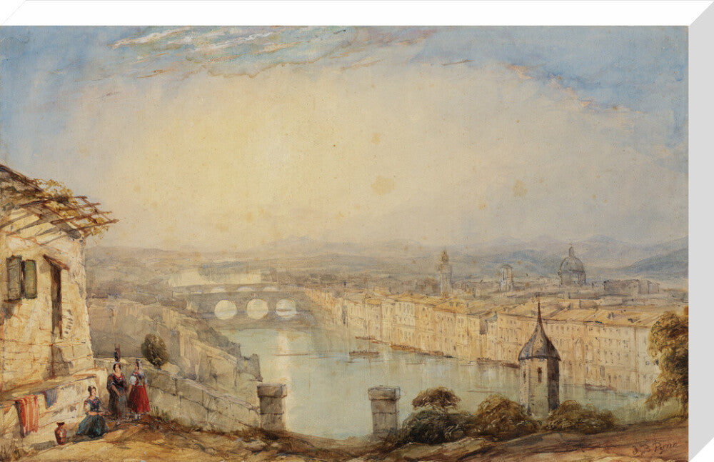 View of Florence (stretched canvas, large, unframed)