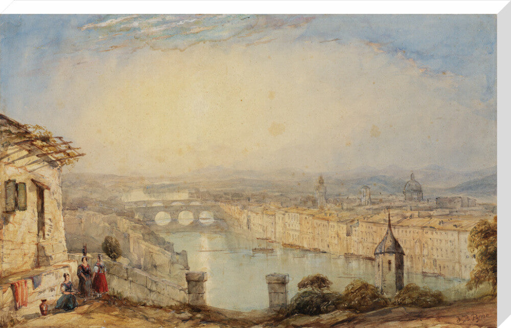 View of Florence (stretched canvas, extra large, unframed)