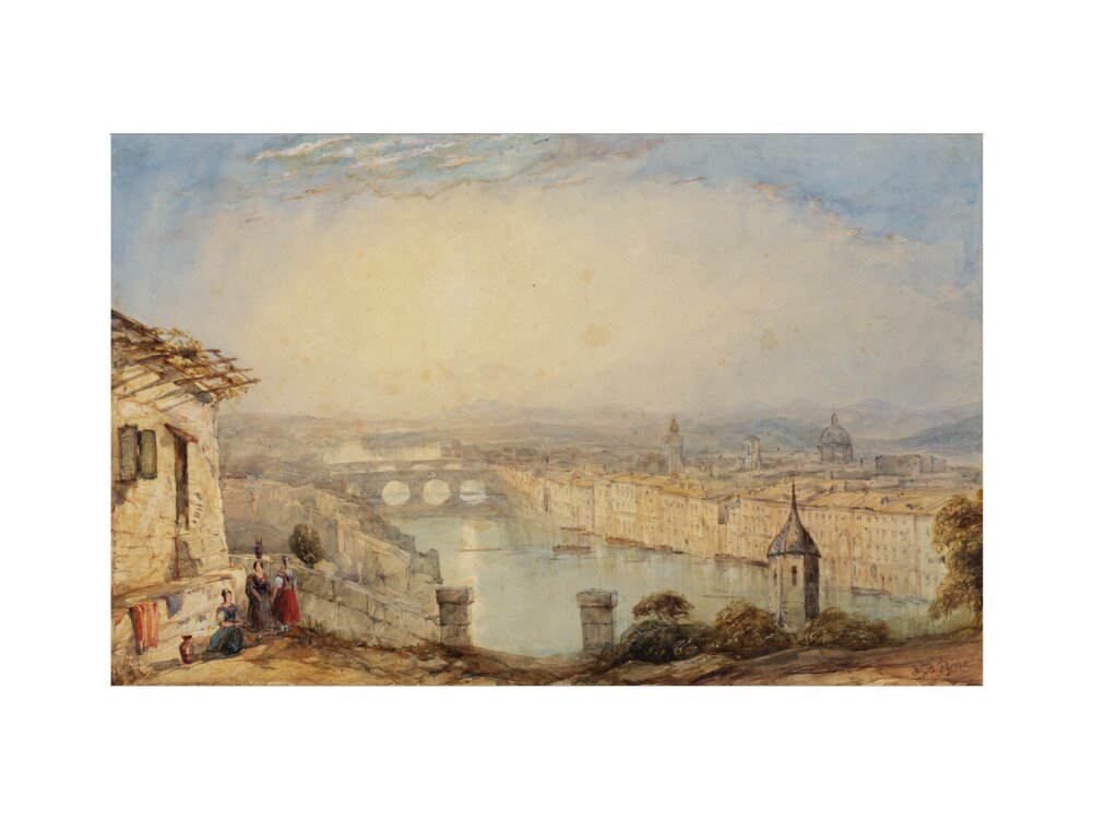 View of Florence (art print, medium, unframed)