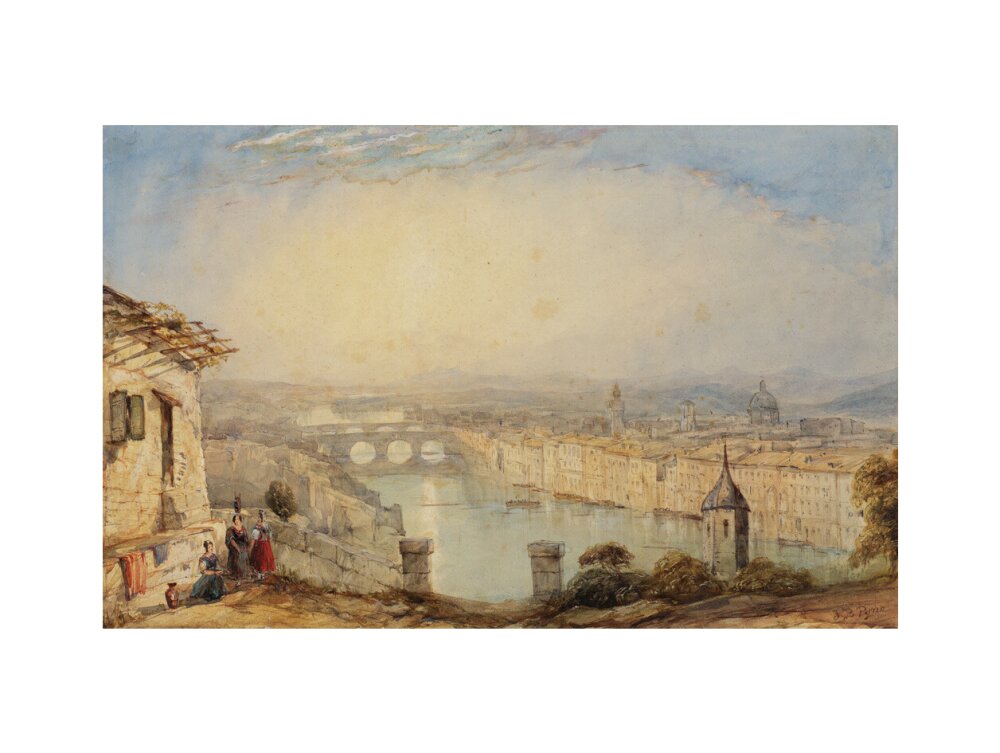 View of Florence (art print, large, unframed)