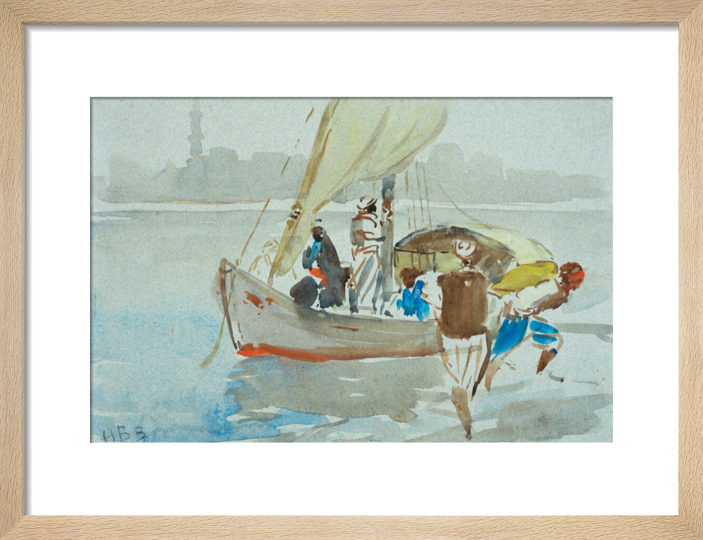 View of Cairo (art print, small, natural)