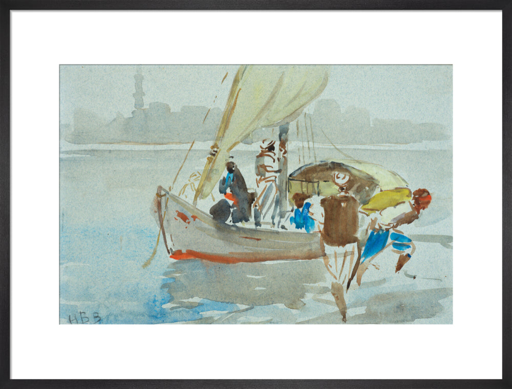 View of Cairo (art print, large, black)