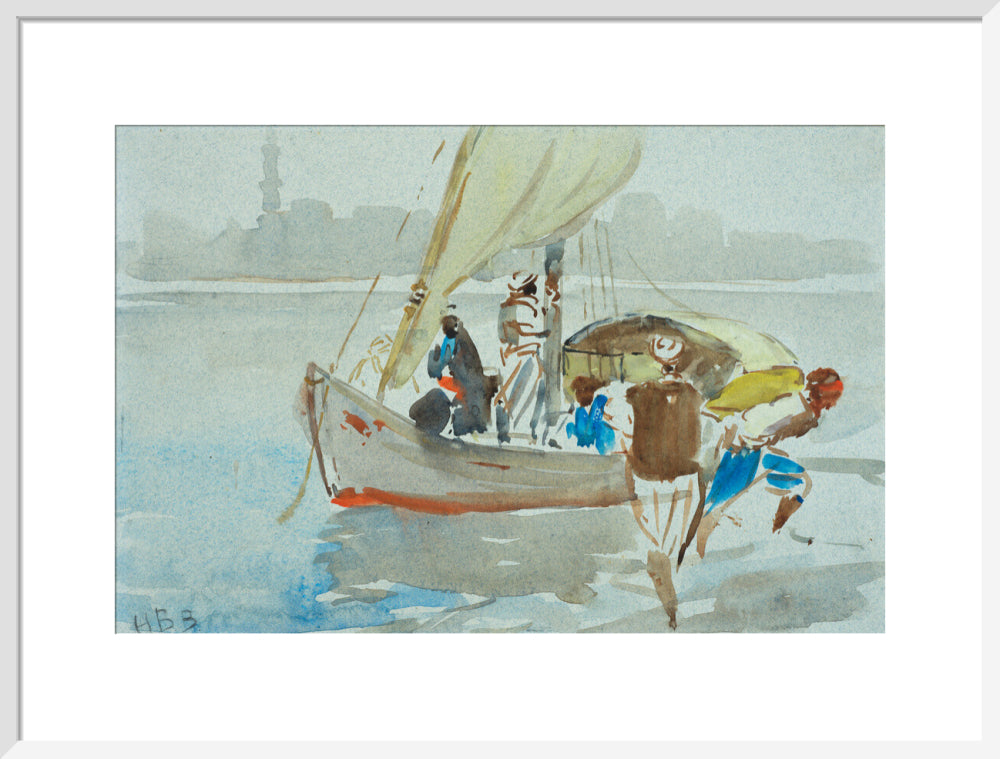 View of Cairo (art print, large, white)
