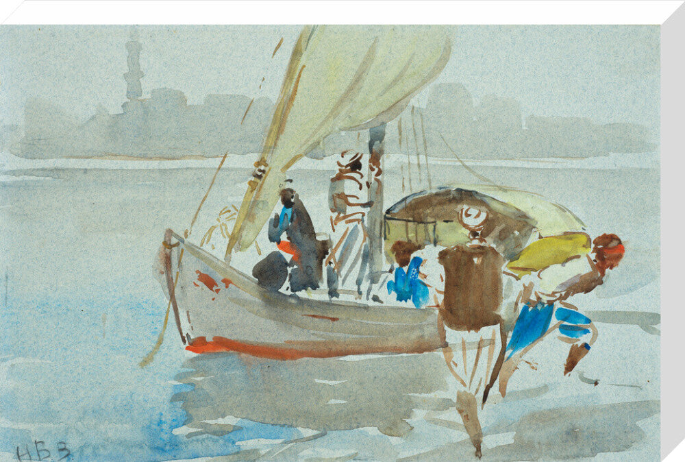 View of Cairo (stretched canvas, large, unframed)