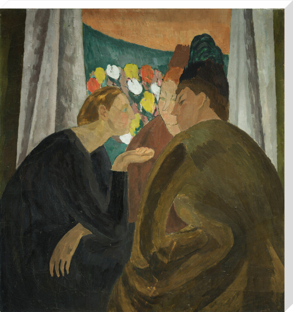 A Conversation (stretched canvas, extra large, unframed)