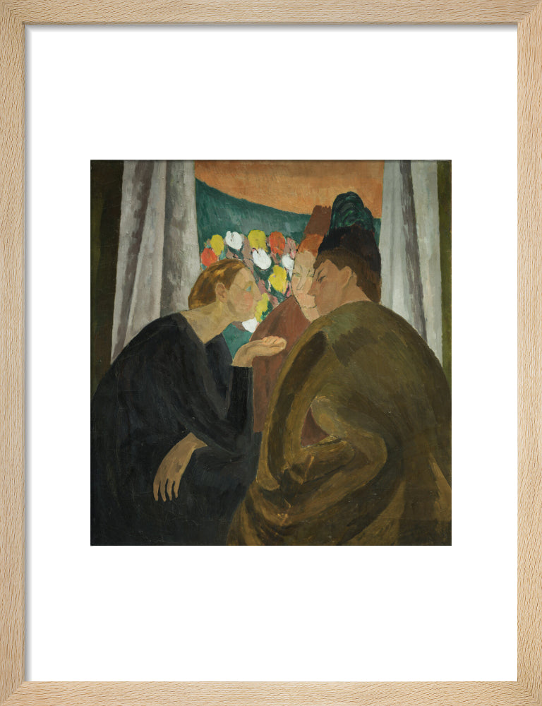 A Conversation (art print, small, natural)