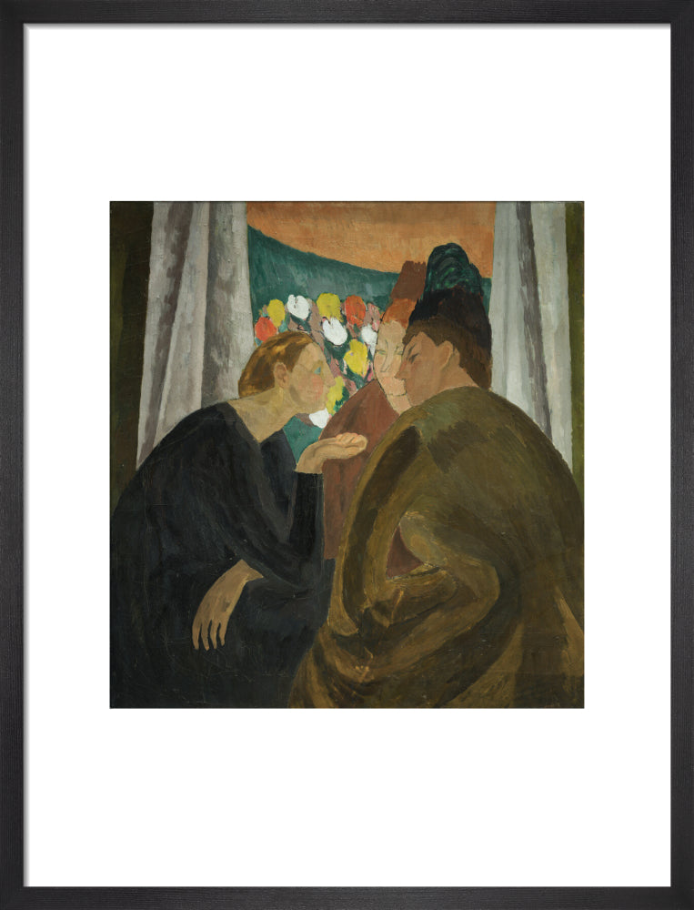 A Conversation (art print, medium, black)