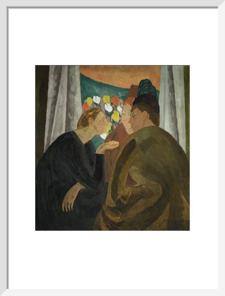 A Conversation (art print, medium, white)