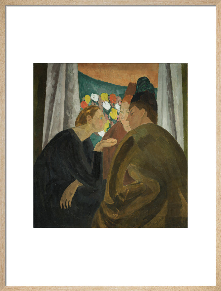 A Conversation (art print, large, natural)