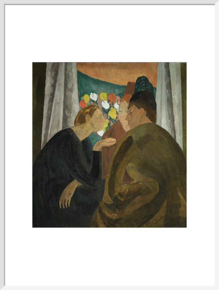 A Conversation (art print, extra large, white)