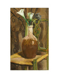 Arum Lilies and Iris (art print, small, unframed)