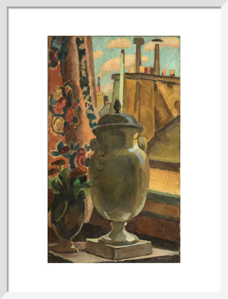 Still Life at a Window (art print, medium, white)