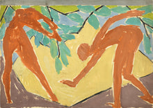 Load image into Gallery viewer, Vanessa Bell, Design for a folding screen - Adam and Eve
