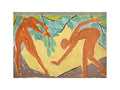 Design for a folding screen - Adam and Eve (art print, small, unframed)