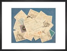Load image into Gallery viewer, Trompe-l&#39;oeil of prints and documents
