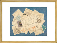 Load image into Gallery viewer, Trompe-l&#39;oeil of prints and documents
